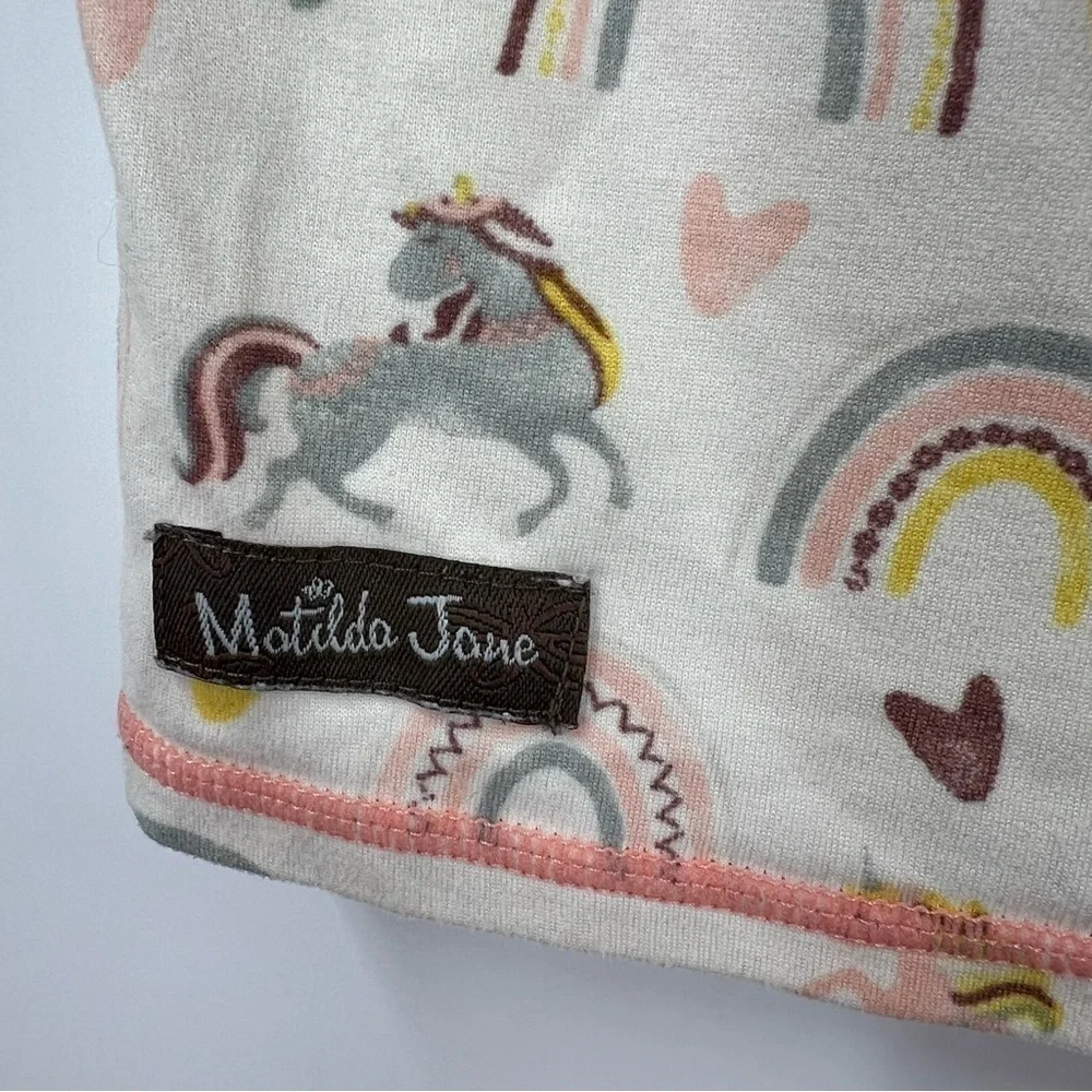 Matilda Jane Just Imagine Sutton Unicorns and Rainbows Jammies Pajama Set